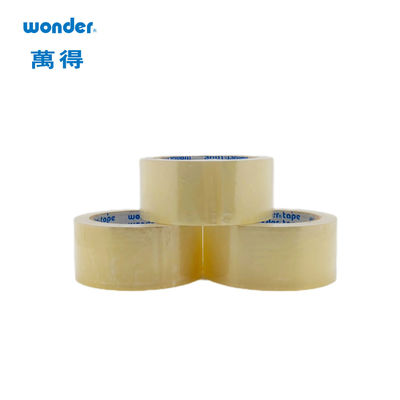 شريط التعبئة الشفاف BOPP 48mm X 50m ضغط الذوبان الساخن ملصق حساس