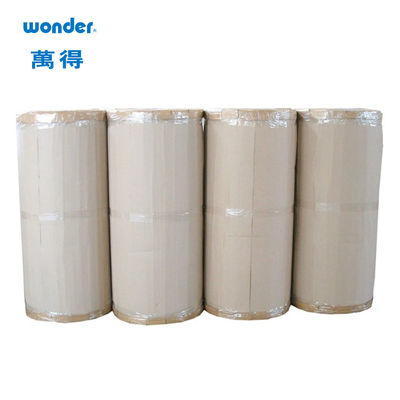 قوة سحب عالية شريط Bopp Jumbo رول 1260mm العرض أصفر