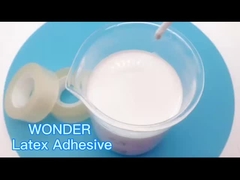 الصمغ اللاصق الاكريليك القائم على المياه البيضاء المعتمد من قبل BSCI للشريط المحمول