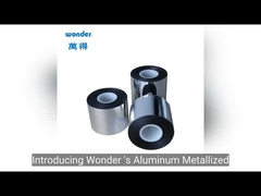 شريط التعبئة المعدنية BOPP 0.055mm الحفاظ على الحرارة